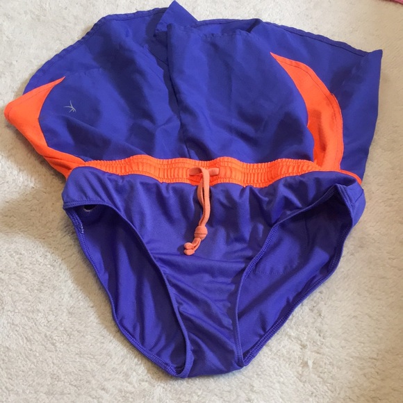 Danskin blue and orange workout shorts, in XS - Picture 7 of 7
